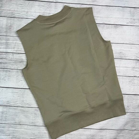 M.M. Lafleur NWT The Toni Top - Light French Terry Tank Top Laurel Green Size XS - Picture 10 of 11